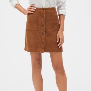NWT GapFactory Corduroy Skirt